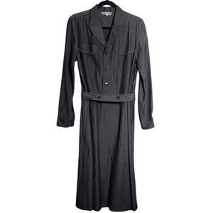 COMME DES GARCONS - RARE FIND! Spring 2015 Runway Wool Long Sleeve Dress Size M
